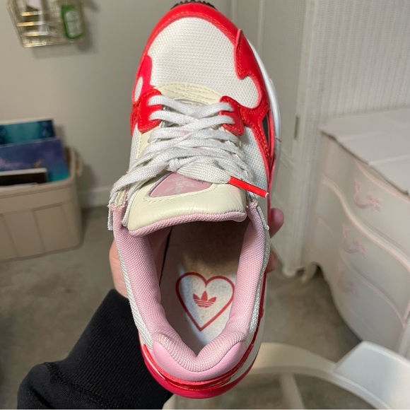 Adidas Red and Pink Sneakers - Picture 6 of 7